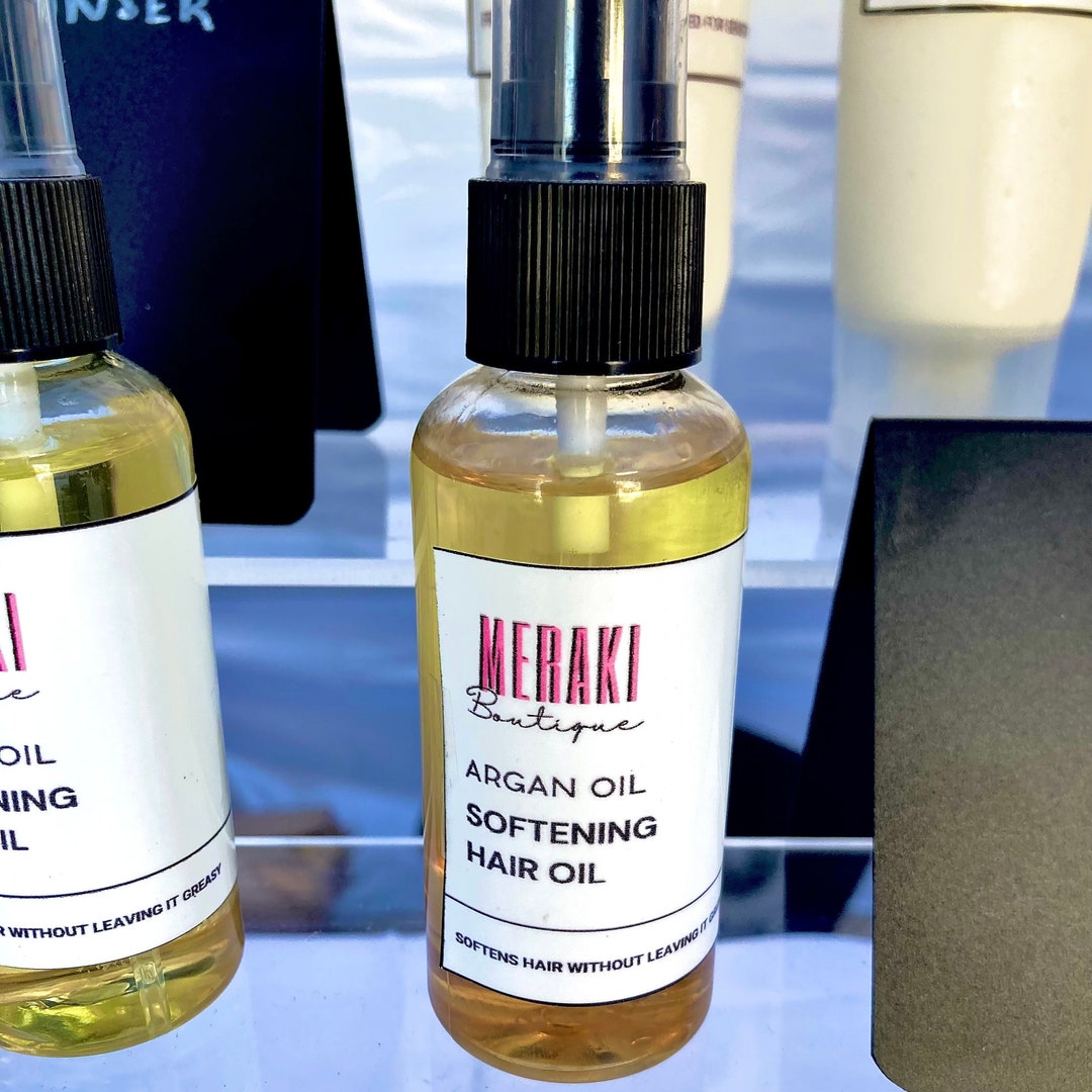 Argan Oil Hair Oil Heat Protectant Softening Detangling - Etsy