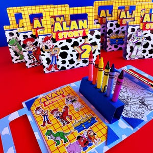 Toy Story Aktivitätskoffer | Toy Story Aktivitätskits | Tot Story Gastgeschenke | Toy Story Party | Toy Story Geburtstag