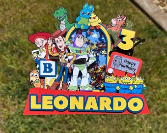 Toy Story Kuchen Topper | Toy Story inspiriert Cake Topper | Toy Story Party | Toy Story Geburtstag