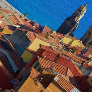Carte postale (postcard) Menton, France
