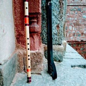 G, natuurlijke fluit/bansuri 440 Hz. klassieke muziekstudio-opname voor liefdesuitvoeringen natuurlijk gemaakte fluit Maker NARISWARFLUTESTORE