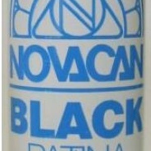 8 Ounce PATINA for Stained Glass Solder Lines Novacan BLACK for Solder Lead  Chemicals 