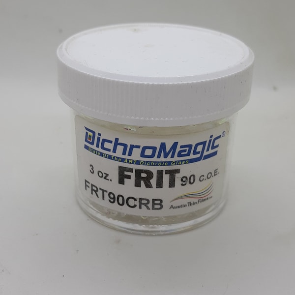 Dichroicmagic Dichroic Frit 3 oz size Rainbow on clear - 90 COE