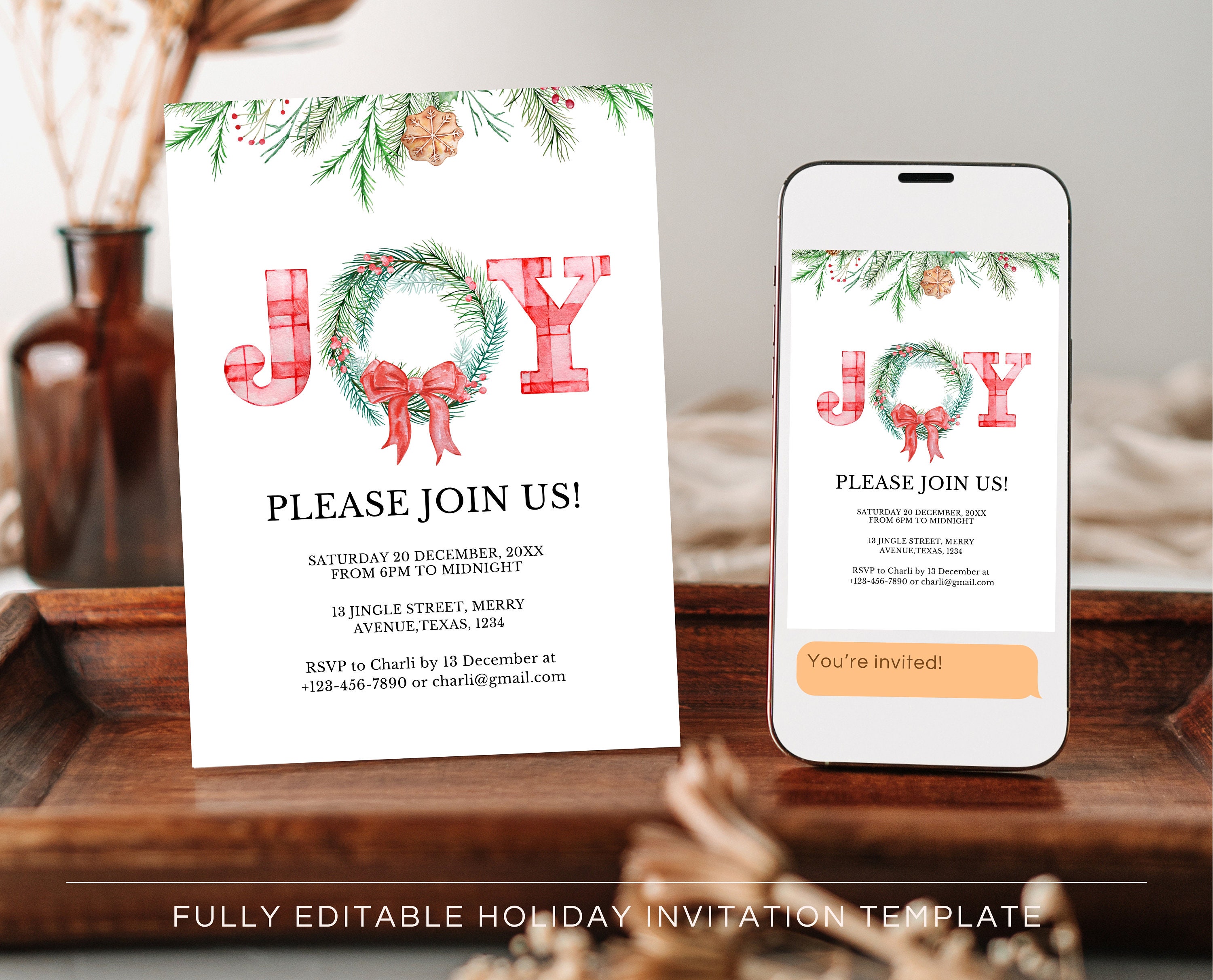 editable-classic-christmas-party-invitation-template-business-etsy