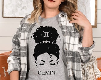 Camiseta del zodiaco / Camiseta personalizada del horóscopo del cumpleaños del zodiaco / Tema del zodiaco / Lindo regalo del zodiaco