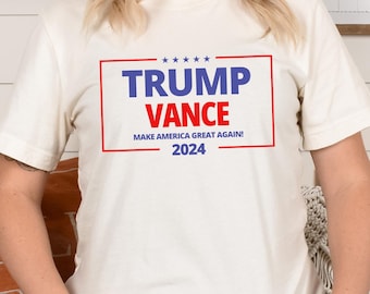 Trump Vance 2024 Shirt Vice President JD Vance Shirt VP Vance 24 Shirt Trump Fight T-Shirt President Donald Trump and JD Vance Republican