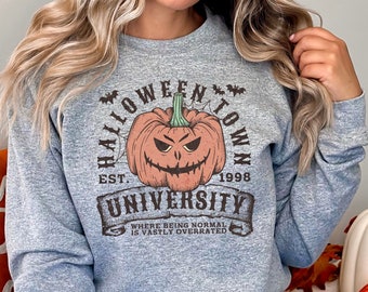 Halloweentown Est 1998 Sweatshirt Halloweentown University Retro Halloweentown Sweatshirt Fall Sweatshirt Vintage Halloween Sweatshirt