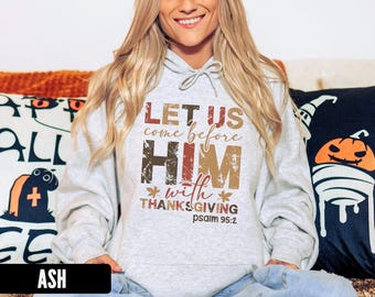 Thankful Scripture Crewneck Sweatshirt, Faith-Inspired Sweater, Godly Apparel, Fall Fashion, Bible Verse Gift