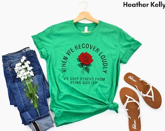 Recovery T Shirt, Airlume Combed Ringspun Cotton Unisex Apparel