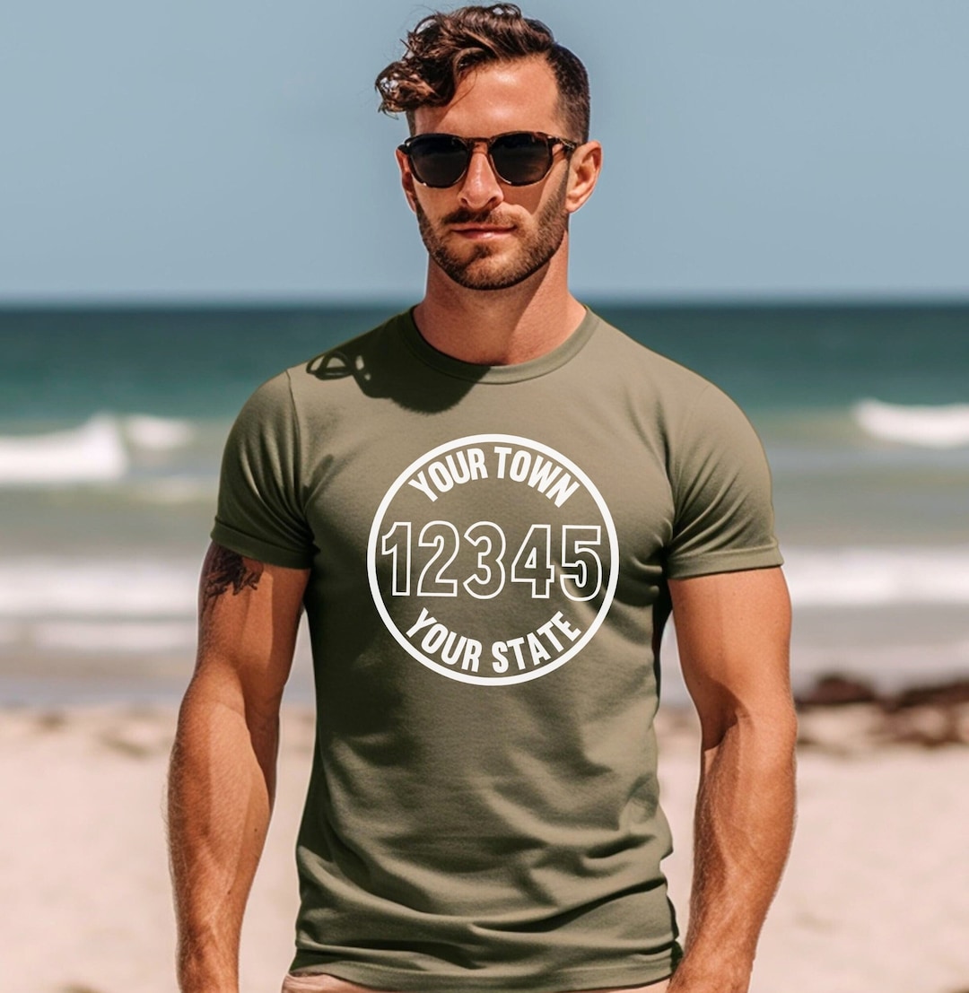 Small Town Big Pride Hometown Shirt Personalized Zip Code Custom City ...