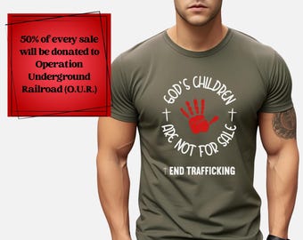 God's Children Shirt, Unisex Jersey Tee with Child Protection Message