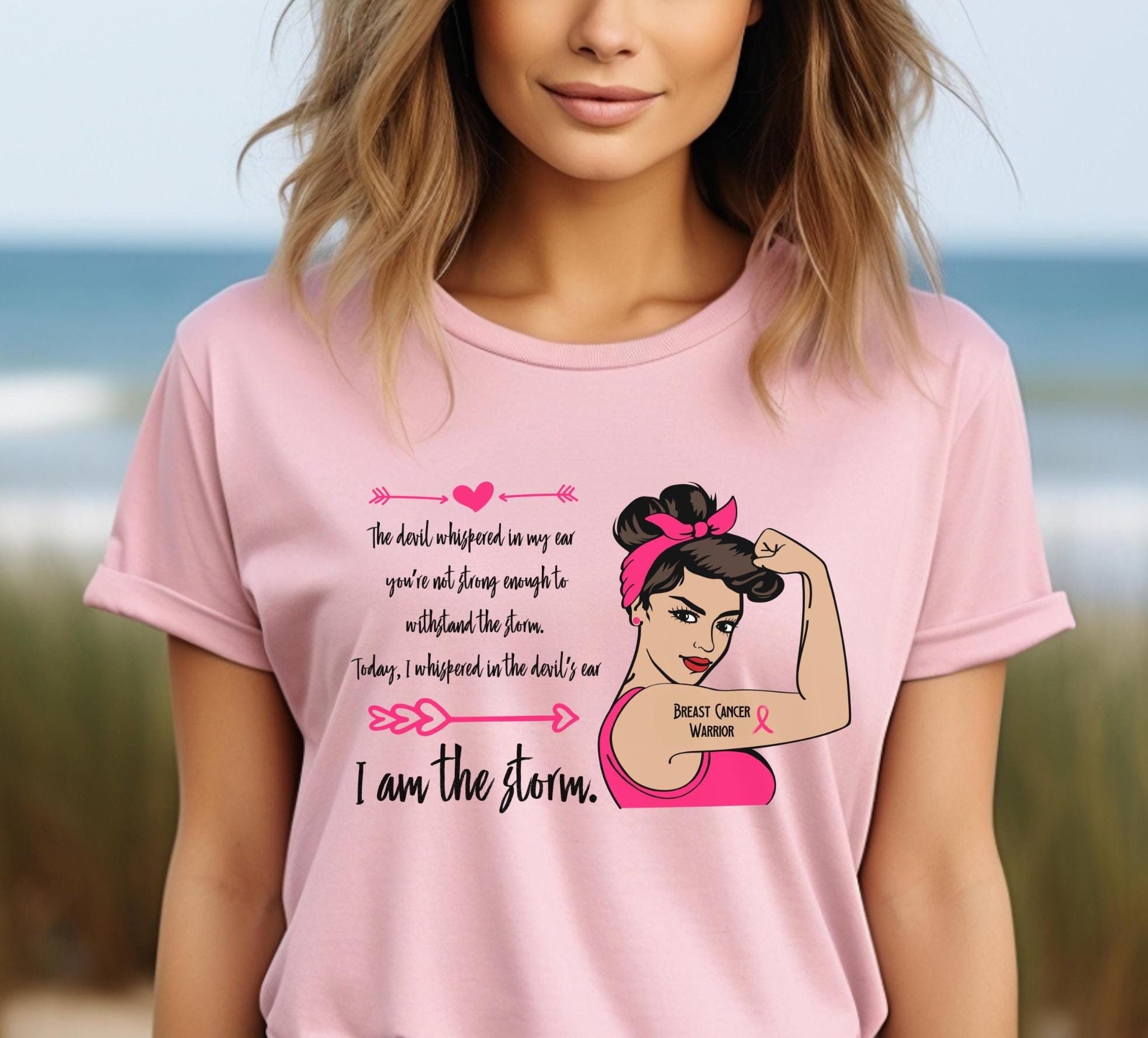 Breast Cancer Warrior Pinkout Encouraging Cancer Shirt Support Admire Honor Chemotherapy Gift Pink Out October Breast Cancer Nurse