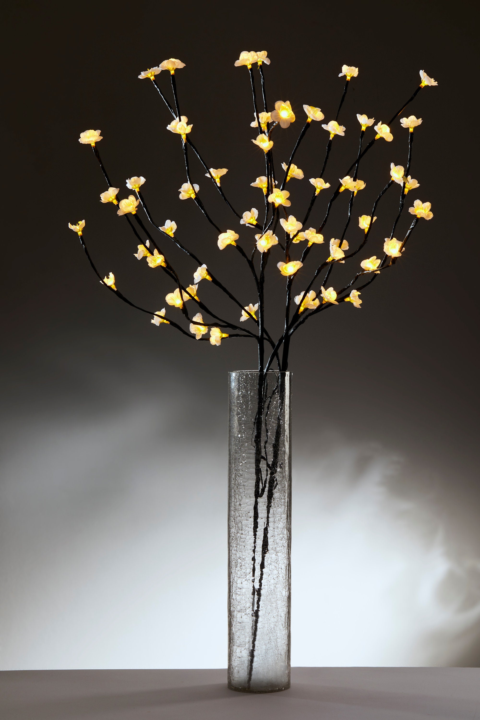 Spray De Fleurs De Cerisier, 20 Pouces, Avec 30 Branches Lumineuses LED À  Piles, Décoration De Guirlande De Fleurs, Salle De Mariage354624194 Du  157,23 €