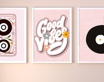 Arte de buenas vibraciones para paredes