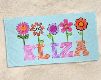 Eliza strand- en zwembadhanddoek