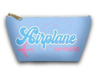 Survival Kit Airplane Zipper Pouch