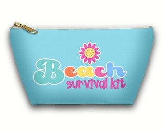 Survival Kit Beach Zipper Pouch