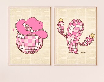 Arte disco occidental para paredes de dormitorios