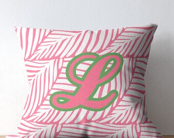 Palm Beach Dorm Bed Pillow | Personalized