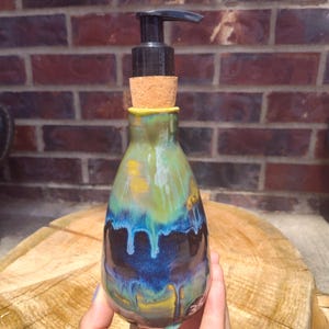 Handmade Ceramic Soap Dispenser