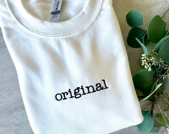 Original Sweatshirt, Original Crewneck, Original Sweatshirt, Type, Crewneck Sweatshirt