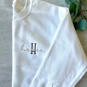 Monogram Sweatshirt, Personalized Sweatshirt, Custom Sweatshirt, Custom Name Sweatshirt