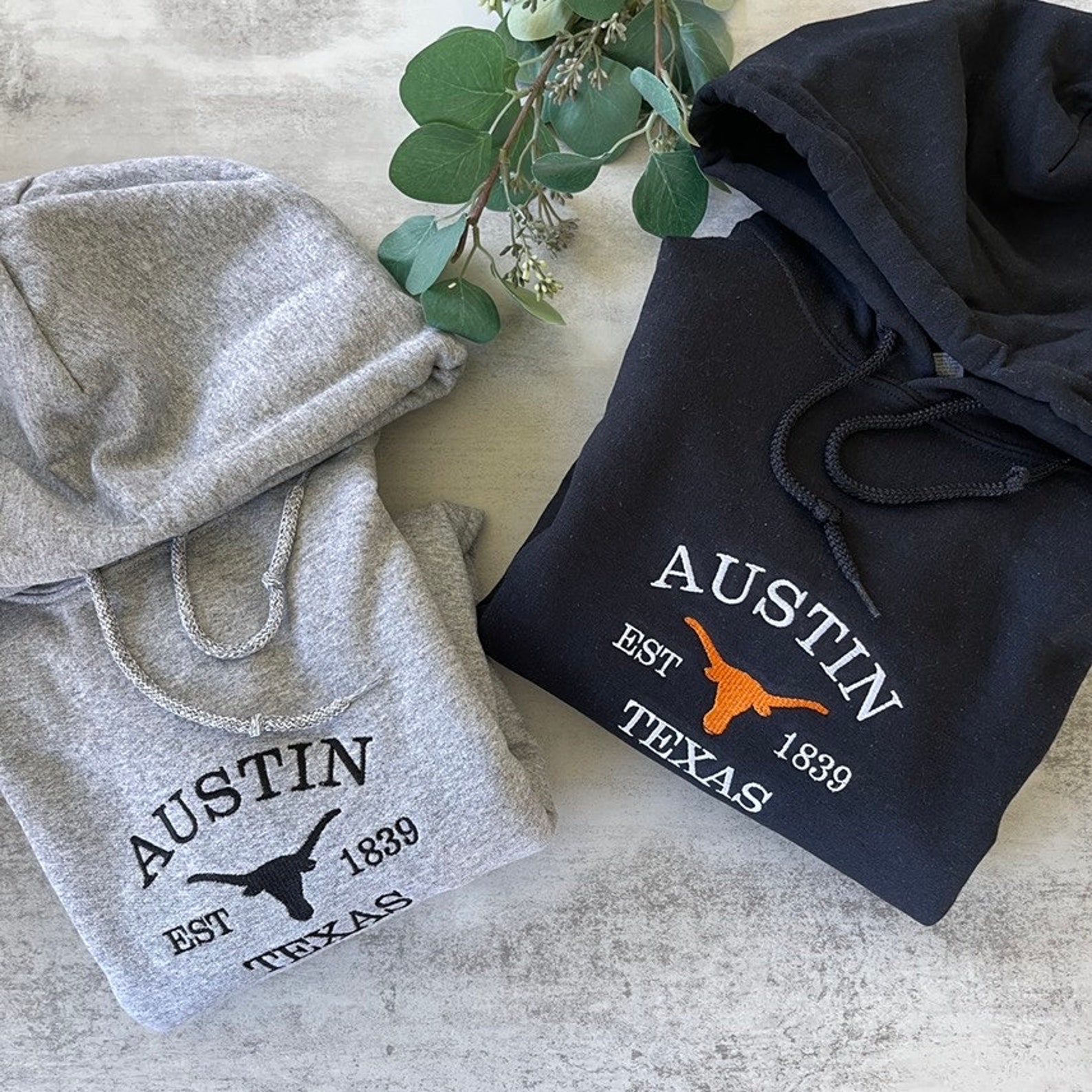 Embroidered Austin Texas Sweatshirt Texas Sweatshirt Etsy