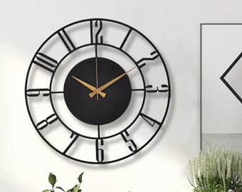 Oversized Wall Clock Etsy Oversized Wall Clock Etsy