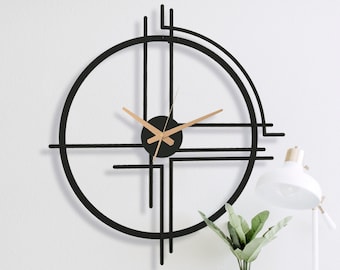 Oversized Wall Clock Etsy Oversized Wall Clock Etsy
