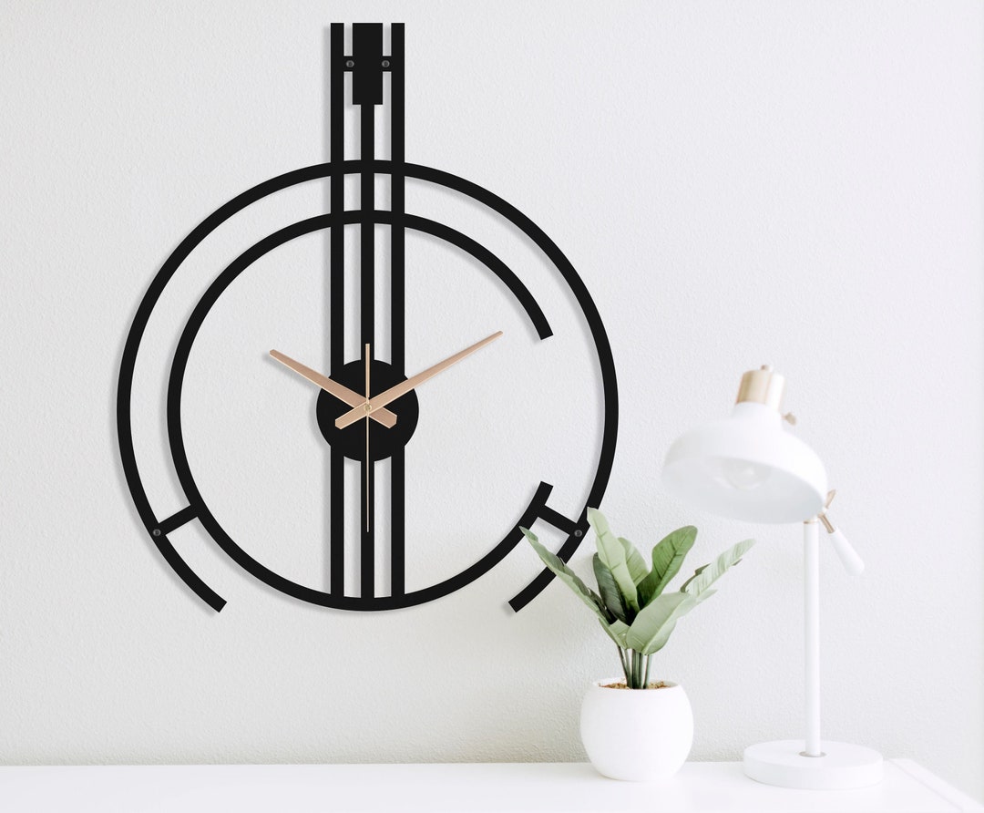 Minimalist Large Wall Clock, Modern Wall Clock, Clock for Wall, Wall