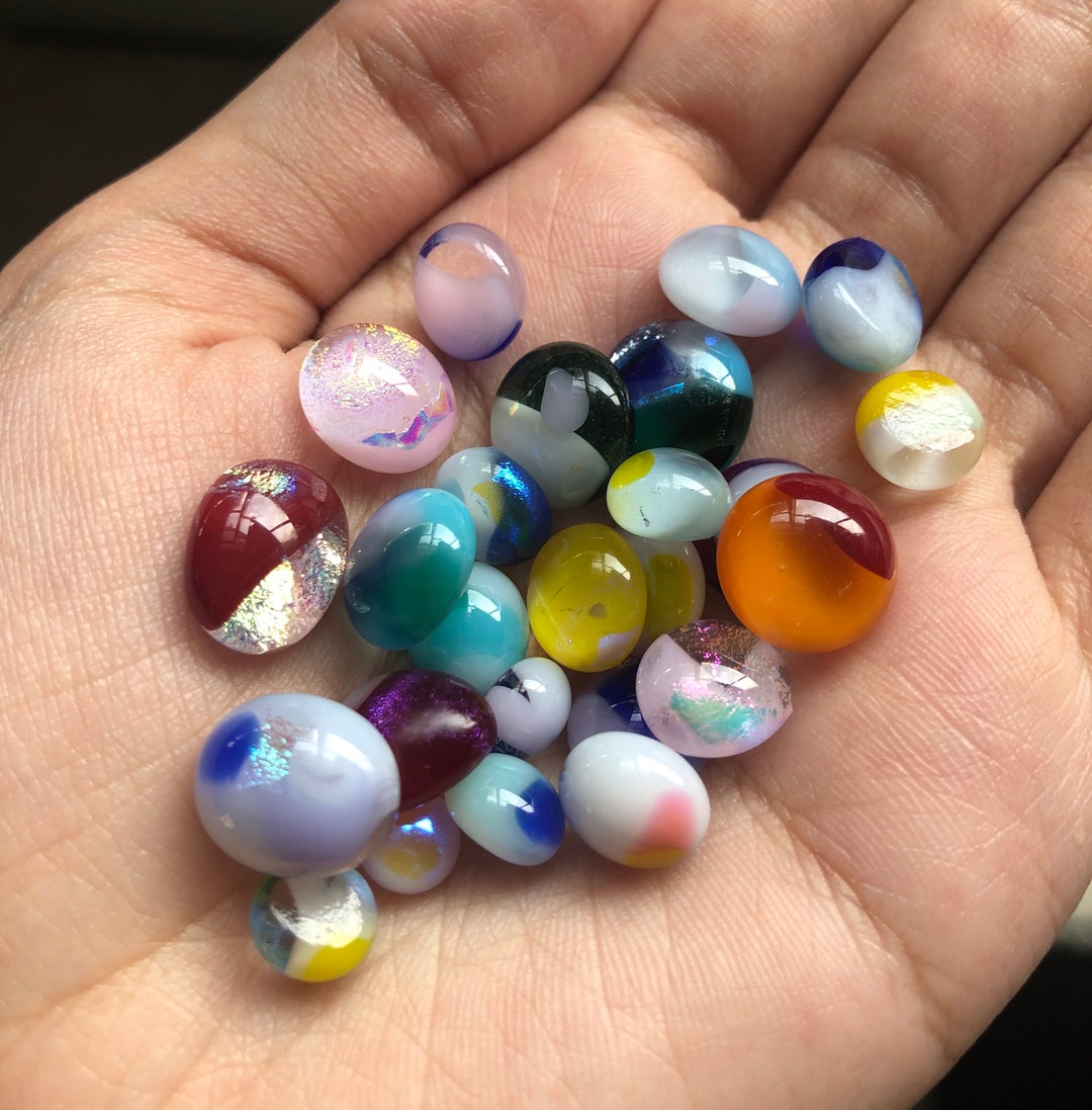 MYSTERY Fused Glass Necklaces / Fused Glass Jewelry / Charm Pendant