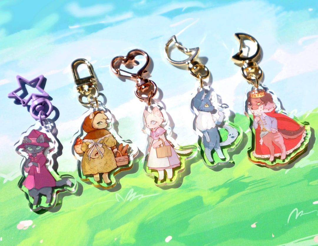 Magic Keys Keychains Extraordinary Magic Portrait Keychains - Etsy