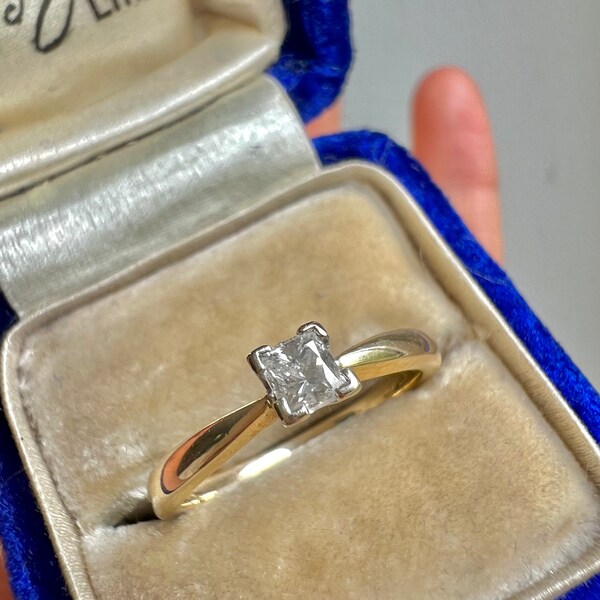 Diamond Engagement Ring Uk Etsy