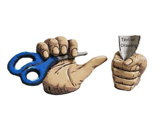 3D-Printed Hand Crafted Tea Set – Hand-Painted Comic Style Decor / Removable Finger Lid / Customizable