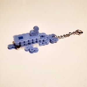 3D Perler Bead Dolphin Animal Sea Creature Toy Optional Keychain Bag Charm