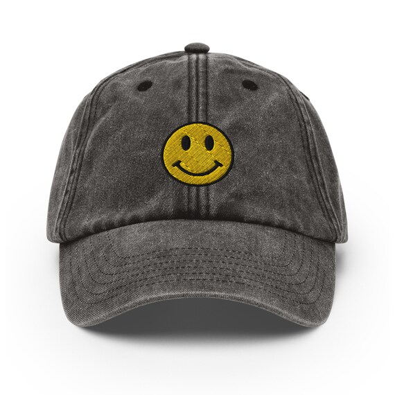 Smiley Vintage Hat Smiley Face Hat 