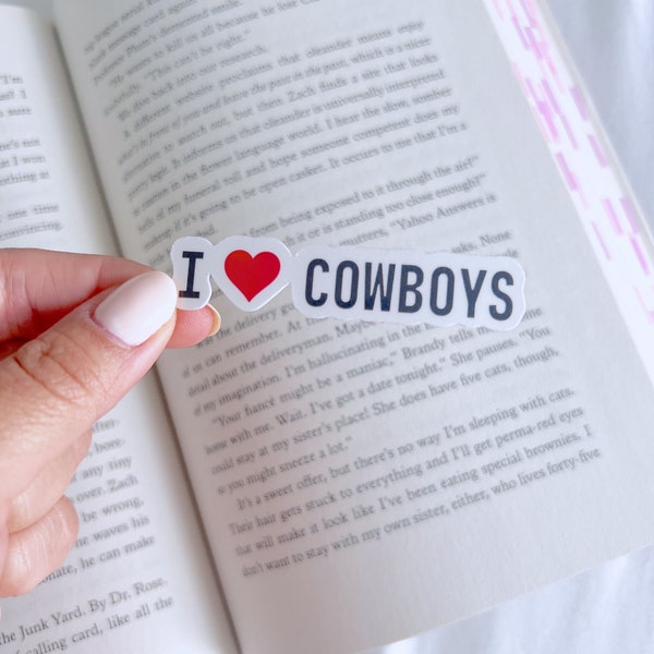 I heart Cowboys Sticker