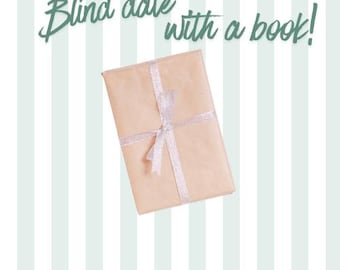 Rendez-vous à l'aveugle avec un livre | Livre emballé surprise | Cadeau pour rats de bibliothèque | vous choisissez le genre