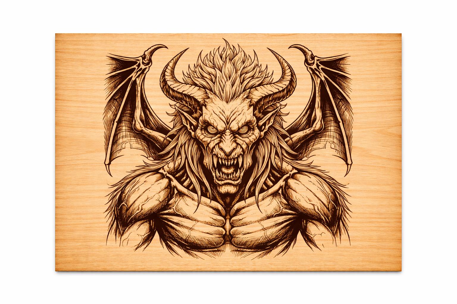 Demon Cut Demon SVG, Demon Clipart, Dark Demon PNG, Gothic Demon Cut File, Horror ...
