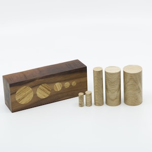 Small Wooden Round Bar / Wooden Dowel For DIY / Oak Wood
