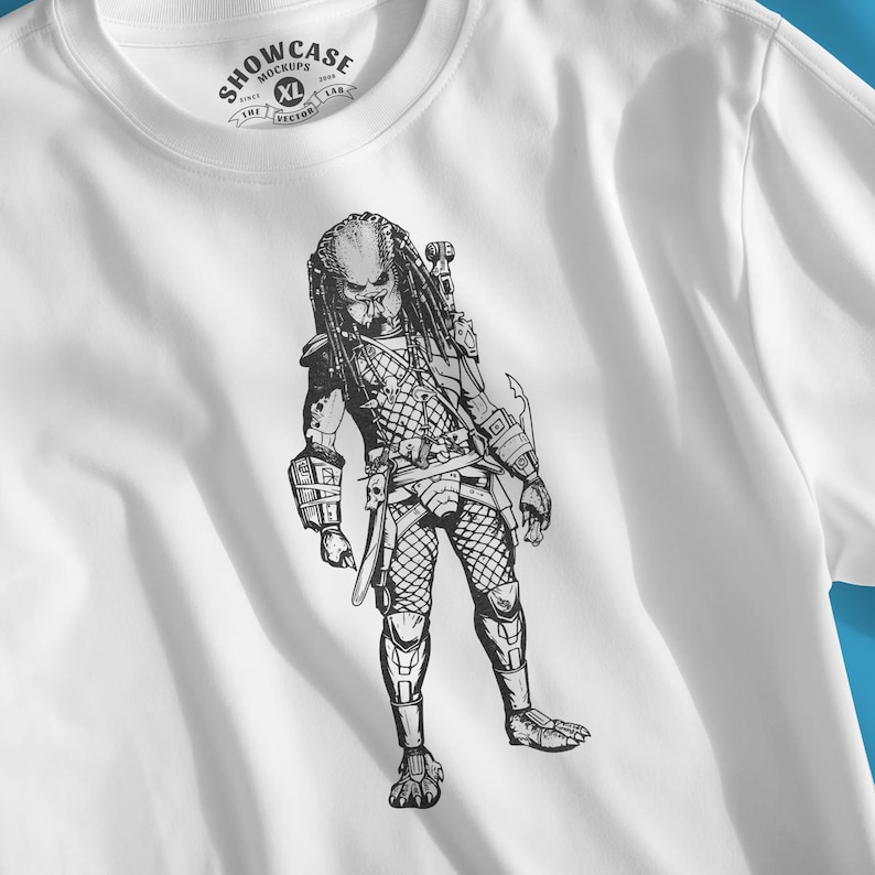 Predator Yautja PNG SVG PDF | Alien Hunter Clipart | Sci‑fi Movie Cut ...