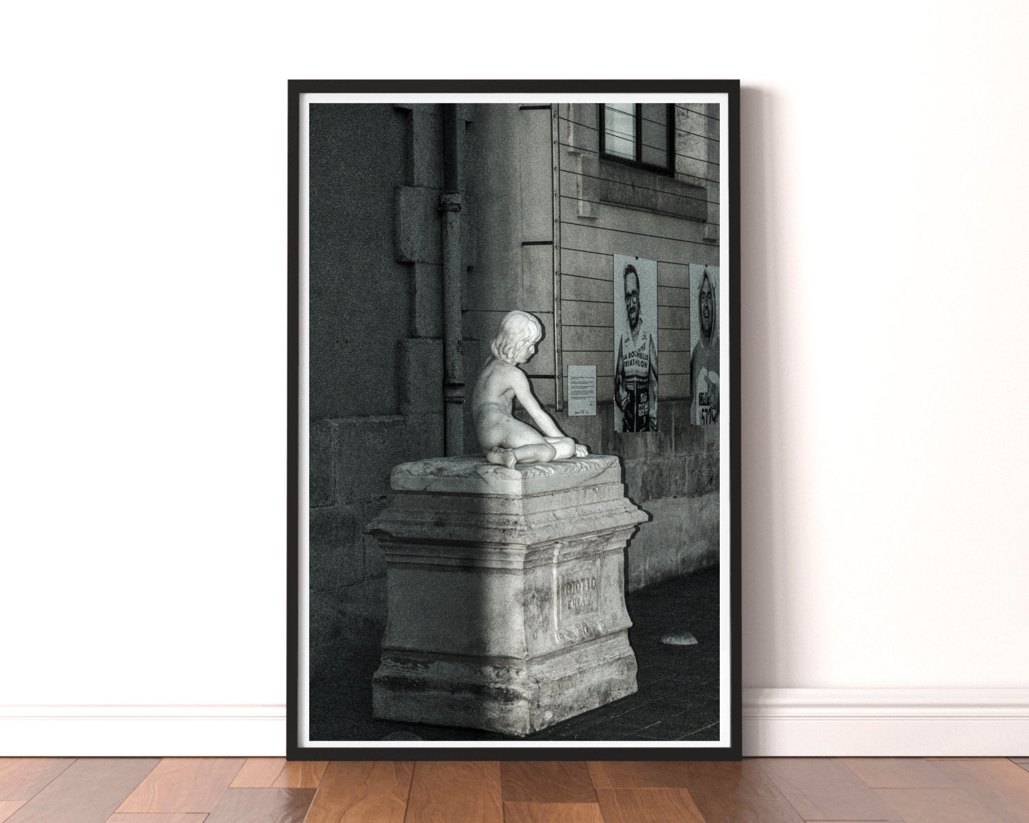 Photo-Poster- Niort France -Poster - Photo d'art Noir et Blanc Impression Photographique Affiche Vil