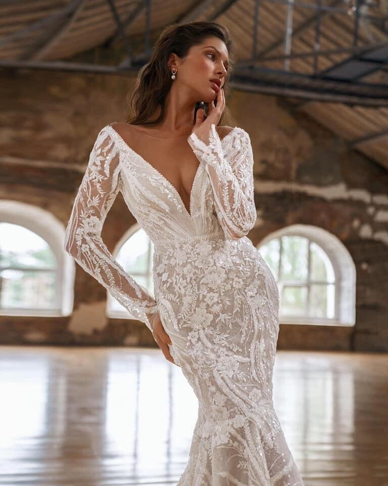 Trumpet Wedding Dress - Etsy