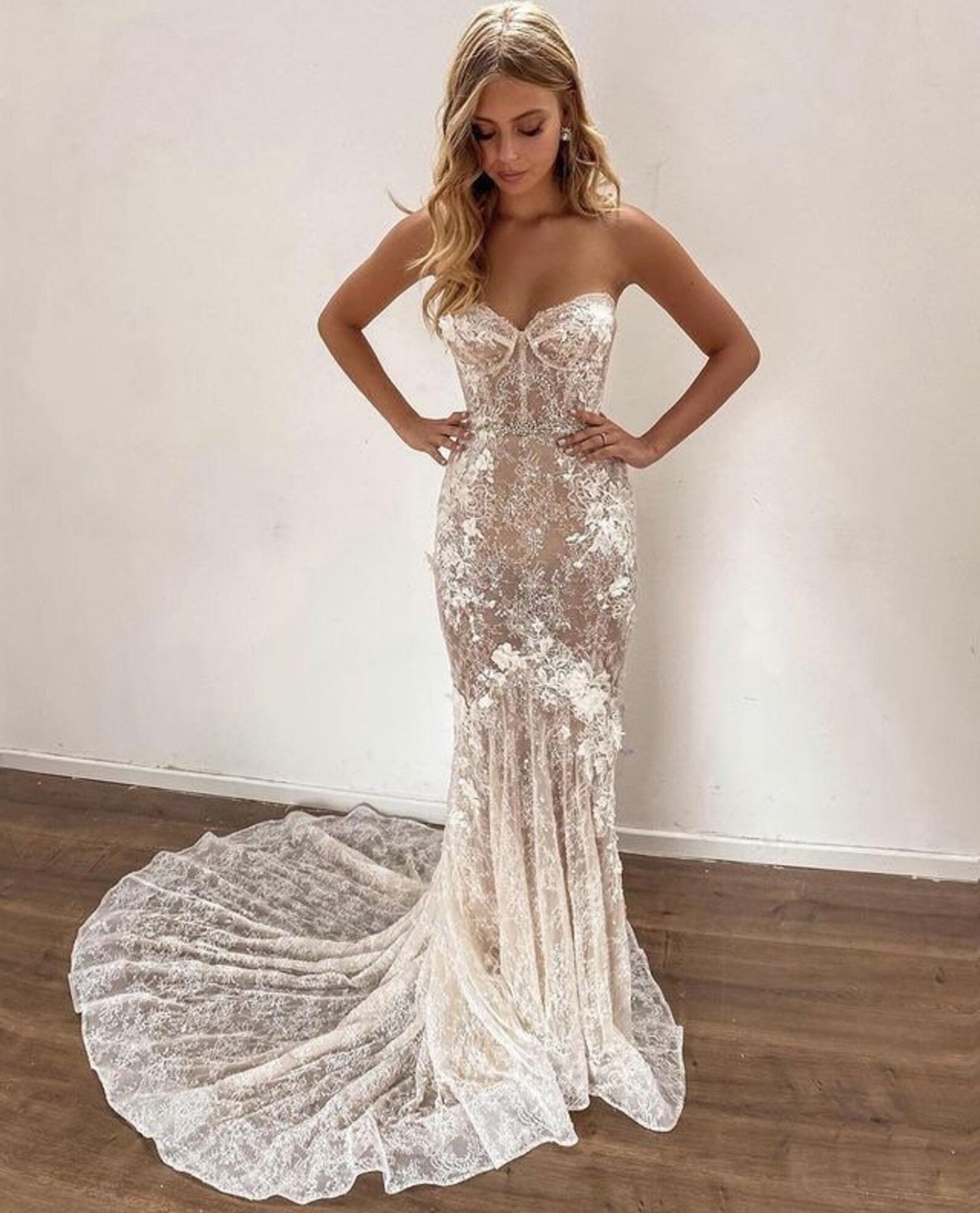 Mermaid Corset Wedding Dress Corset Wedding Dress With Soft Etsy