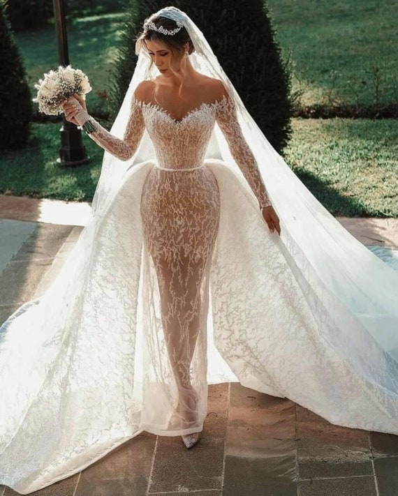 mermaid luxury wedding dresses
