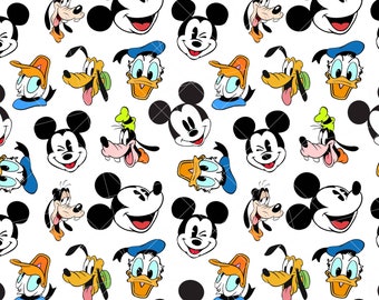 Horror Scream Character Seamless Pattern File, Instant Download - Etsy