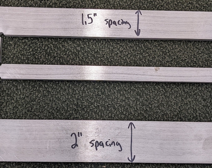 Timber Framing Square Rule Layout Tenon Gauge Checker 1.5 and 2 Slots W/ Handle on the End. Made