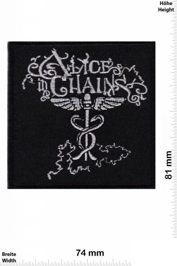 Alice In Chains Grunge Band_1 Patch Badge Embroidered Iron on Etsy