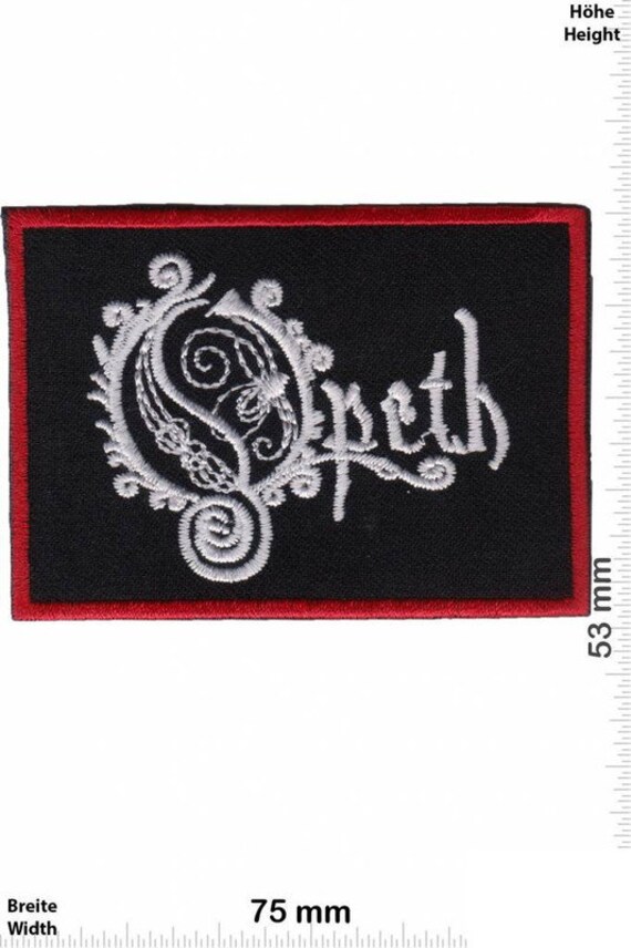 Opeth Metal Band Small Patch Badge Embroidered Iron on | Etsy