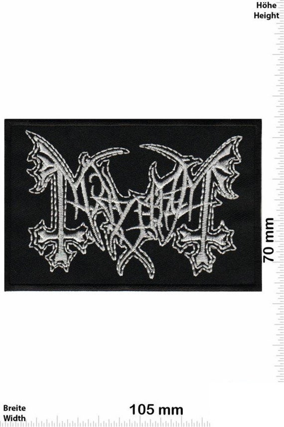 Mayhem Death Metal Band Patch Badge Embroidered Iron on | Etsy